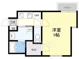 HF伏見レジデンス【9階】の間取り