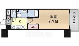 リシュドール鶴舞公園【15階】の間取り
