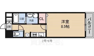大阪府堺市堺区北庄町1丁【マンション】の間取り