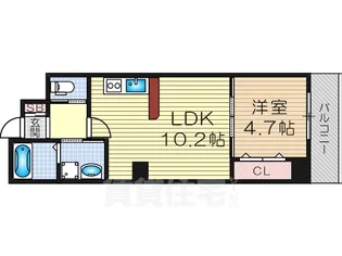 大幸ロイヤルA3【9階】の間取り