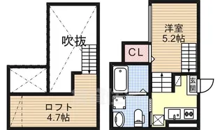 スプリングフォレスト壱番館【2階】の間取り