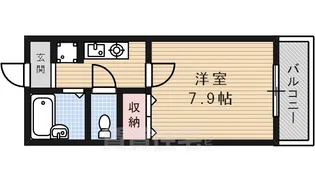 川名ミルキーウェイ【1階】の間取り
