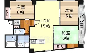 INOVE新栄【8階】の間取り