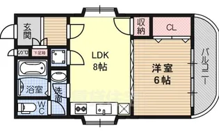 コンパーノ京町【3階】の間取り