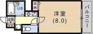 ヴェルディ神戸【7階】の間取り