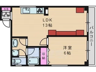 名和ビル【3階】の間取り