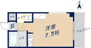 シーウエストコート【1階】の間取り