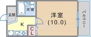 山手食品ビル【2階】の間取り