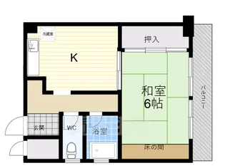 サンパールビル【4階】の間取り