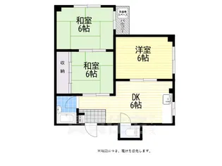 中島マンション【3階】の間取り