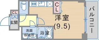 スワンズ神戸三宮イースト【3階】の間取り