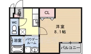 京都府京都市南区吉祥院西ノ庄西浦町【アパート】の間取り