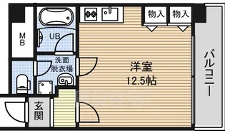 サンプラザ金山【9階】の間取り