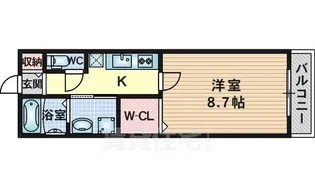 プレジェーネ 一津屋【2階】の間取り