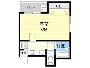 都島RSハイツ(旧:都島MYSハイツ)【2階】の間取り