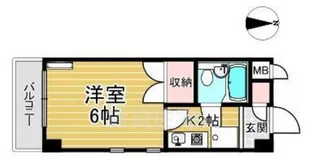 ジュネスTY【2階】の間取り