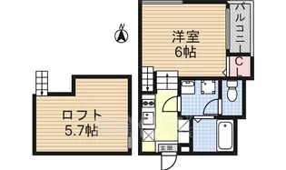 グランディール大宝【2階】の間取り
