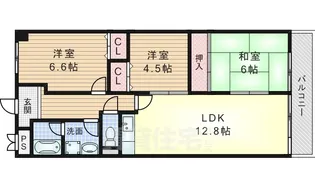 ラフィーネ高塚【2階】の間取り