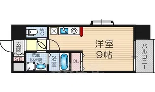 エクセレント上新18【6階】の間取り