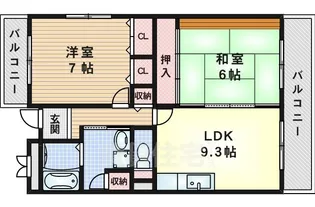 レスポワール竹内【2階】の間取り