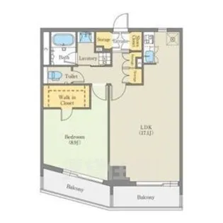 CORNES HOUSE NAGOYA(コーンズハウスナゴヤ)【12階】の間取り