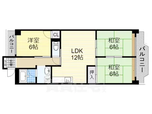赤坪第2小菅ビル【4階】の間取り