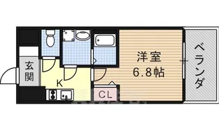 プレサンス錦プレミアム【8階】の間取り