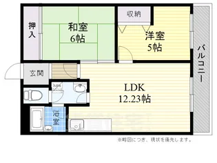 サンワロイヤルマンション2号館【3階】の間取り