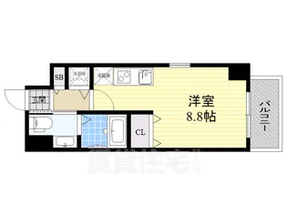 glanz【2階】の間取り