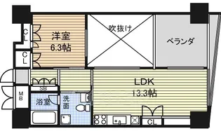 LASANTE葵【3階】の間取り