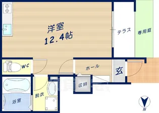 メゾンドココ【1階】の間取り