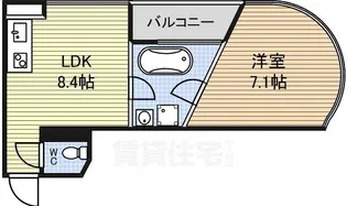 BAUWERK(バウベルク) 【3階】の間取り