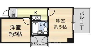 ラ・ペール一番館【2階】の間取り