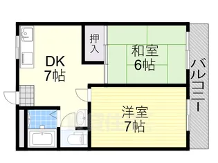 あびこ阪下マンション【5階】の間取り