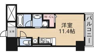 御幸レジデンス丸の内【1階】の間取り