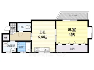 ピュアーハウス青蘭館【1階】の間取り