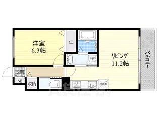 レージュ桜山【2階】の間取り