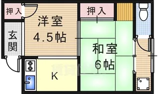 第一旭荘【2階】の間取り