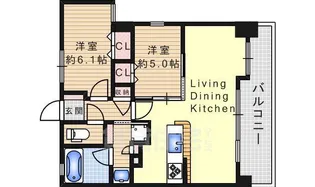 ワコーレ伊丹駅前ウィングス【11階】の間取り