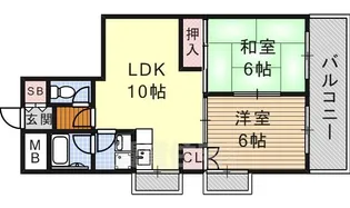 第3猪飼ビル【7階】の間取り