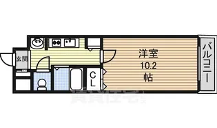 鶴舞パークヒルズ【10階】の間取り