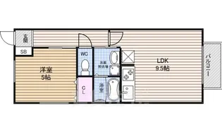 Schlosse Fuji3【1階】の間取り