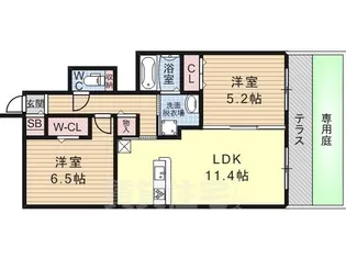 パークハイム【1階】の間取り