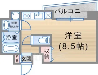will Do三宮イースト【8階】の間取り