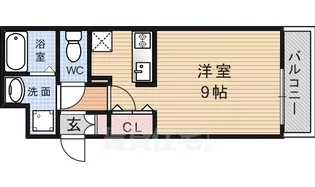 スワンズ京都セントラルシティ【2階】の間取り