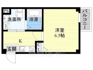 ラ・ハイール喜連【3階】の間取り