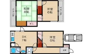 大阪府枚方市茄子作東町【一戸建】の間取り