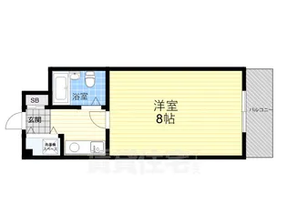 西北チェリーマンション【3階】の間取り