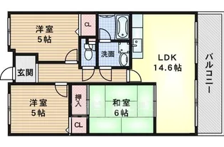 大阪府吹田市千里山東4丁目【マンション】の間取り