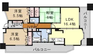 グランカーサ上前津【3階】の間取り